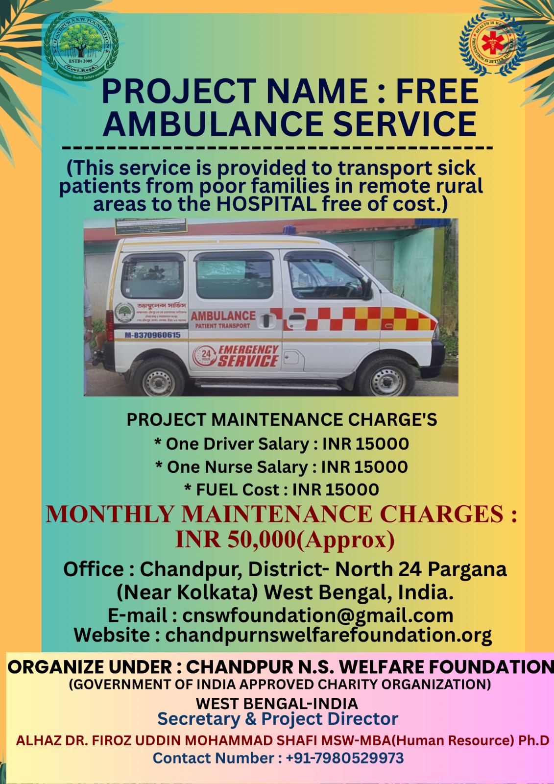 Free Ambulance Service -Saving Lives with Urgent Medical Support